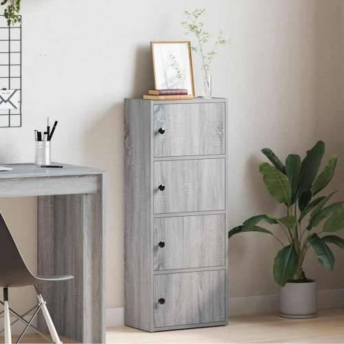 Regal za knjige boja hrasta 40x24x102 cm konstruirano drvo - Sivi hrast sonoma 1 102 cm Cijena