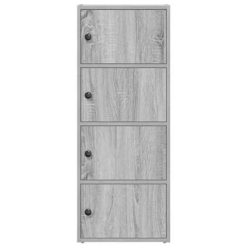 Regal za knjige boja hrasta 40x24x102 cm konstruirano drvo - Sivi hrast sonoma 1 102 cm Cijena