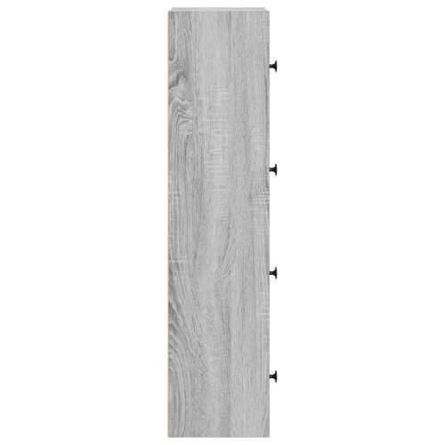 Regal za knjige boja hrasta 40x24x102 cm konstruirano drvo - Sivi hrast sonoma 1 102 cm Cijena
