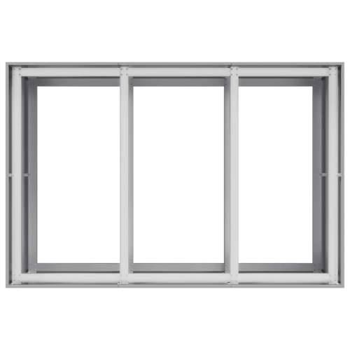 Sadilica 120x80x80 cm od pocinčanog čelika - Pocinčani čelik 120 x 80 x 80 cm 1 Cijena