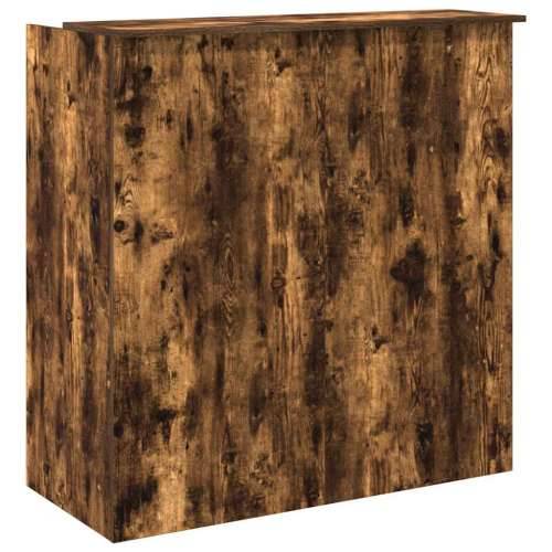 Recepcijski stol 100x50x103,5 cm od konstruiranog drva - Dimljeni hrast 100 x 50 x 103.5 cm Cijena