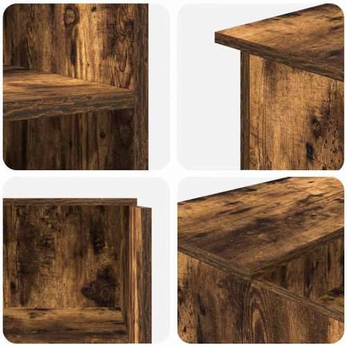 Recepcijski stol 100x50x103,5 cm od konstruiranog drva - Dimljeni hrast 100 x 50 x 103.5 cm Cijena
