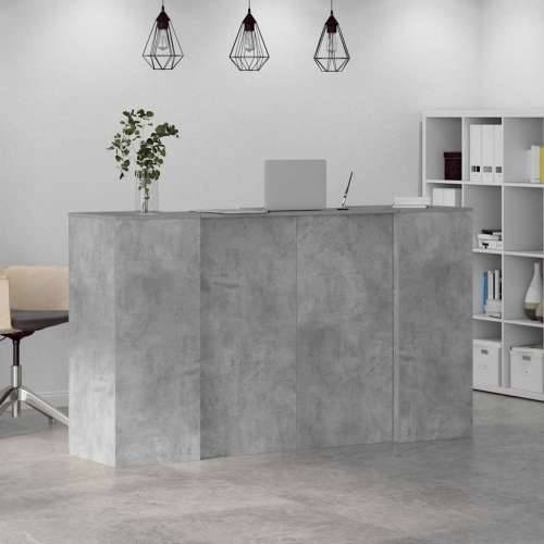 Recepcijski stol 180x50x103,5 cm konstruiranog drva - Beton siva 180 x 50 x 103.5 cm Cijena