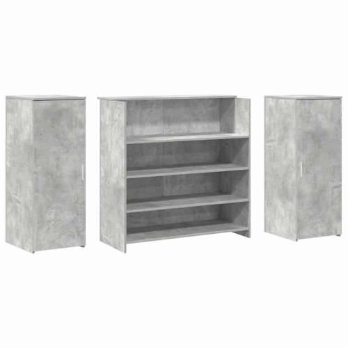 Recepcijski stol 180x50x103,5 cm konstruiranog drva - Beton siva 180 x 50 x 103.5 cm Cijena