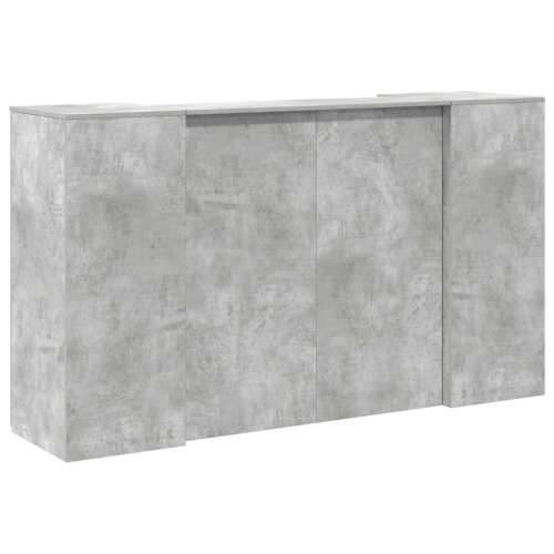 Recepcijski stol 180x50x103,5 cm konstruiranog drva - Beton siva 180 x 50 x 103.5 cm Cijena