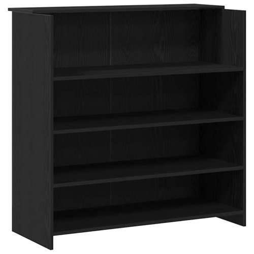 Recepcijski stol crni hrast 200x50x103,5 cm konstruiranog drva - Crna 200 x 50 x 103.5 cm Cijena