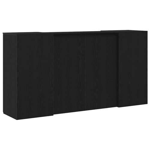 Recepcijski stol crni hrast 200x50x103,5 cm konstruiranog drva - Crna 200 x 50 x 103.5 cm Cijena