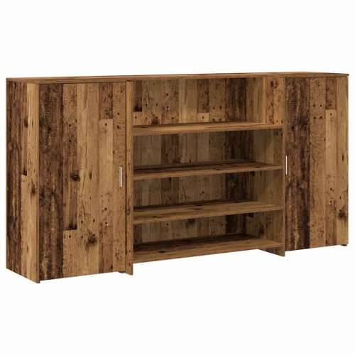 Recepcijski stol 200x50x103,5 cm od konstruiranog drva - Staro drvo 200 x 50 x 103.5 cm Cijena