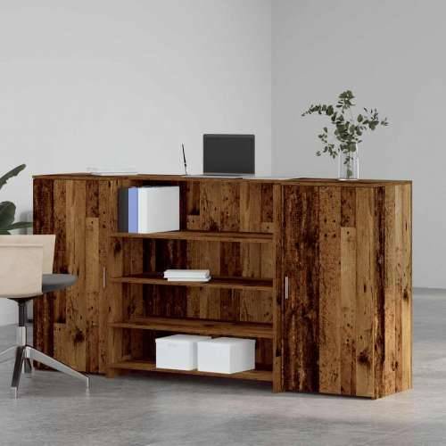 Recepcijski stol 200x50x103,5 cm od konstruiranog drva - Staro drvo 200 x 50 x 103.5 cm Cijena