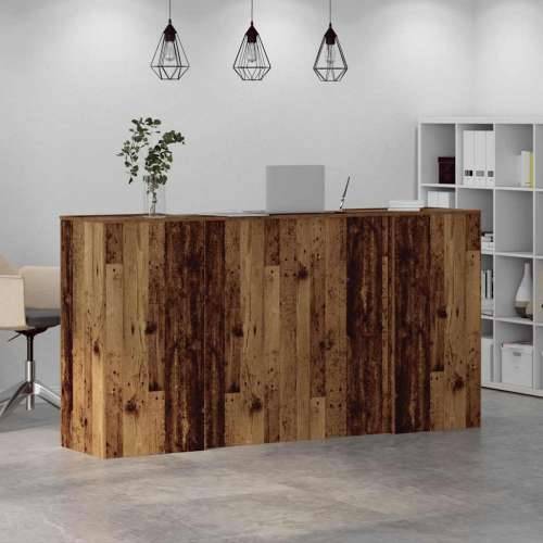 Recepcijski stol 200x50x103,5 cm od konstruiranog drva - Staro drvo 200 x 50 x 103.5 cm Cijena