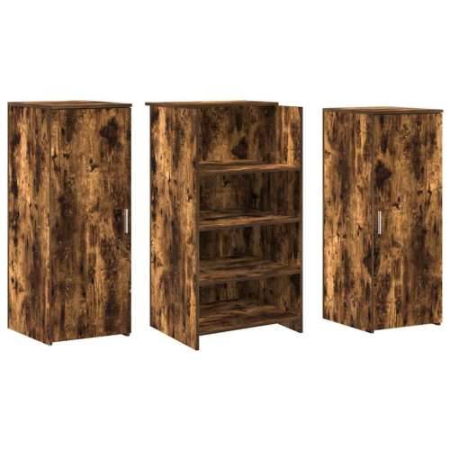 Recepcijski stol 135x50x103,5 cm od konstruiranog drva - Dimljeni hrast 135 x 50 x 103.5 cm Cijena