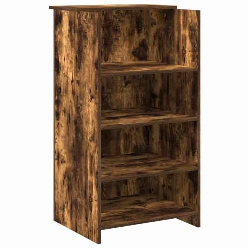 Recepcijski stol 135x50x103,5 cm od konstruiranog drva - Dimljeni hrast 135 x 50 x 103.5 cm Cijena