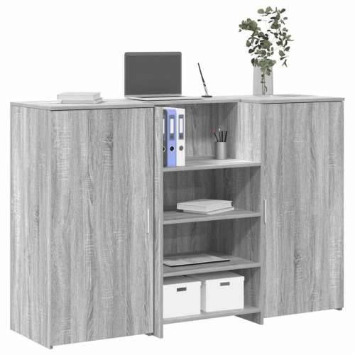 Recepcijski stol 155x50x103,5 cm od konstruiranog drva - Sivi hrast sonoma 155 x 50 x 103.5 cm Cijena