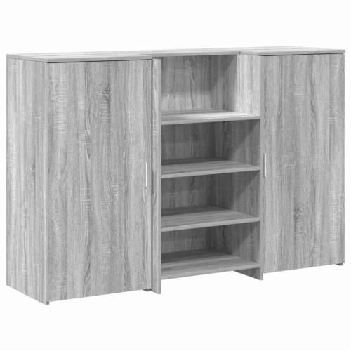 Recepcijski stol 155x50x103,5 cm od konstruiranog drva - Sivi hrast sonoma 155 x 50 x 103.5 cm Cijena