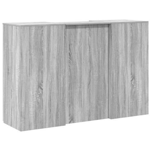 Recepcijski stol 155x50x103,5 cm od konstruiranog drva - Sivi hrast sonoma 155 x 50 x 103.5 cm Cijena