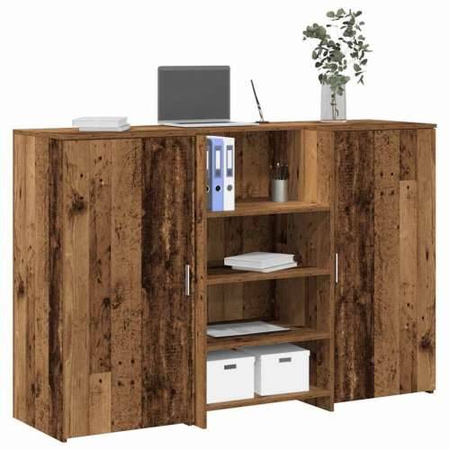 Recepcijski stol 155x50x103,5 cm od konstruiranog drva - Staro drvo 155 x 50 x 103.5 cm Cijena