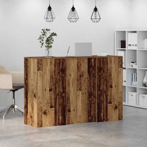 Recepcijski stol 155x50x103,5 cm od konstruiranog drva - Staro drvo 155 x 50 x 103.5 cm Cijena