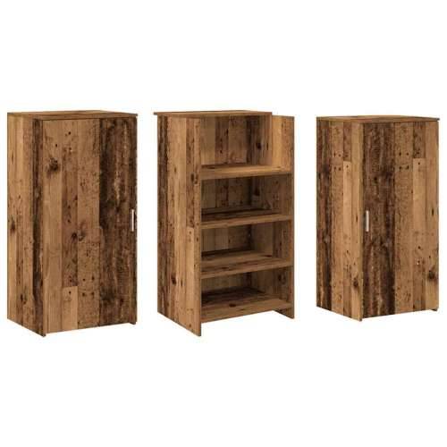 Recepcijski stol 155x50x103,5 cm od konstruiranog drva - Staro drvo 155 x 50 x 103.5 cm Cijena