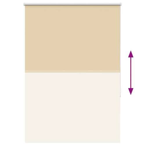 Rolo zavjesa Blackout Bež 115x130 cm Širina tkanine 110,7 cm - Bež 115 cm 130 cm Cijena