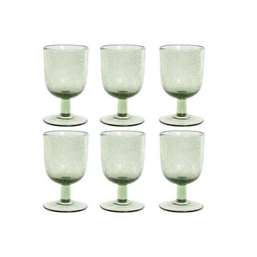 Set Čaša Home ESPRIT Zelena Kristal 300 ml 8 x 8 x 14 cm (6 kom.) Cijena