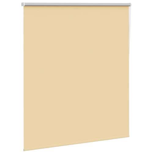Rolo zavjesa Blackout Bež 140x130 cm Širina tkanine 136,6 cm - Bež 130 cm 140 cm Cijena