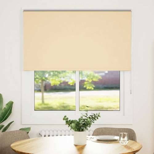 Rolo zavjesa Blackout Bež 125x150 cm Širina tkanine 121,6 cm - Bež 150 cm 125 cm Cijena