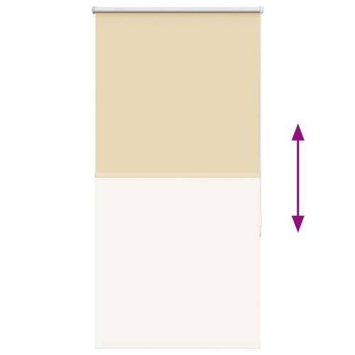 Rolo zavjesa Blackout Bež 80x175 cm Širina tkanine 75,7 cm - Bež 175 cm 80 cm Cijena