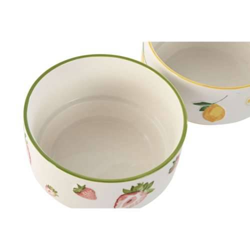 Zdjela Home ESPRIT Rumena Crvena Zelena Porculan moderan 600 ml 15,3 X 15,3 X 9 cm (2 kom.) Cijena