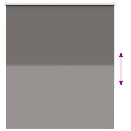 Rolo zavjesa Blackout siva 125x175 cm Širina tkanine 121,6 cm - Siva 125 cm 175 cm Cijena