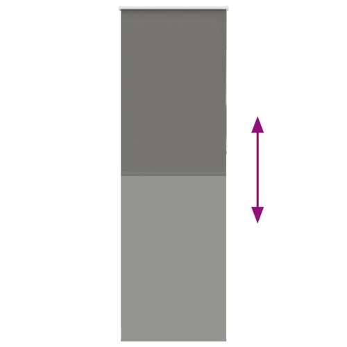 Rolo zavjesa Blackout siva 80x230 cm Širina tkanine 75,7 cm - Siva 230 cm 80 cm Cijena