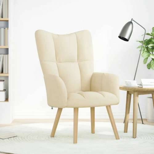 Stolica za opuštanje od tkanine krem - Krema 1 without stool Cijena