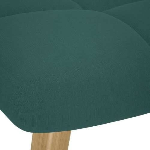 Stolica za opuštanje s tabureom od tkanine tamnozelena - Tamnozelena 1 with stool Cijena