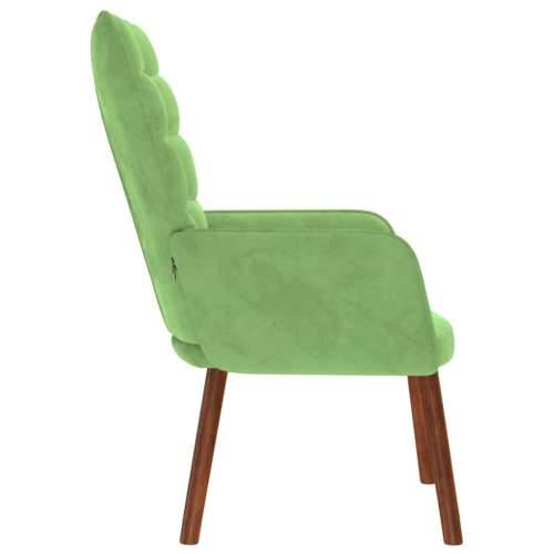 Stolica za opuštanje svjetlozelena baršunasta - Svijetlo zelena 1 without stool Cijena