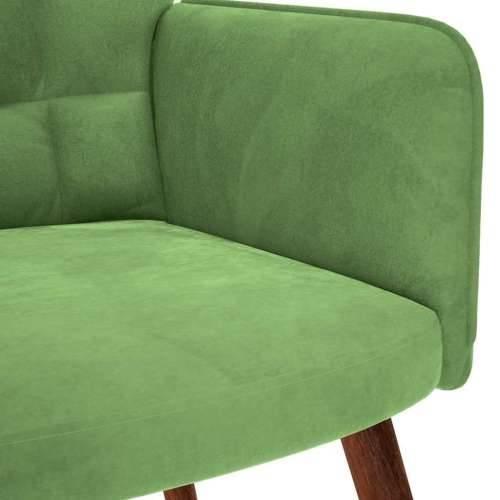 Stolica za opuštanje svjetlozelena baršunasta - Svijetlo zelena 1 without stool Cijena