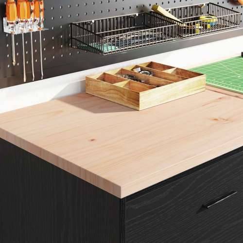 Garažni ormar za odlaganje crni 60x51x85 cm masivne borovine - Crna 60 x 51 x 85 cm 1 4 darwers Cijena
