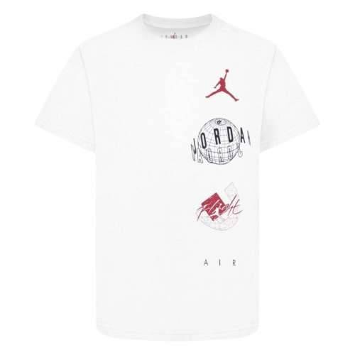 Dječje Majica Kratkih Rukava Nike JDB AIR GLOBE JORDAN SS TEE 95D121 001 Bijela Cijena