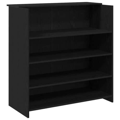 Recepcijski stol crni hrast 100x50x103,5 cm konstruiranog drva - Crna 100 x 50 x 103.5 cm Cijena