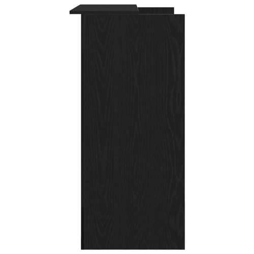 Recepcijski stol crni hrast 100x50x103,5 cm konstruiranog drva - Crna 100 x 50 x 103.5 cm Cijena