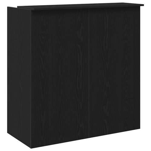 Recepcijski stol crni hrast 100x50x103,5 cm konstruiranog drva - Crna 100 x 50 x 103.5 cm Cijena