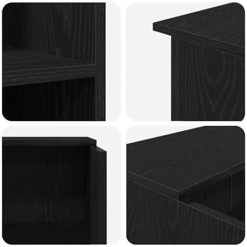 Recepcijski stol crni hrast 100x50x103,5 cm konstruiranog drva - Crna 100 x 50 x 103.5 cm Cijena
