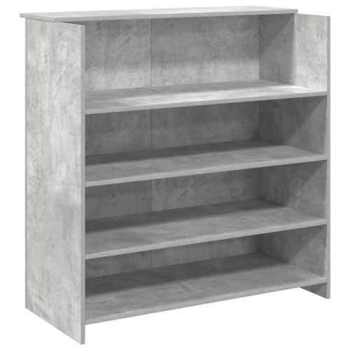 Recepcijski stol 100x50x103,5 cm konstruiranog drva - Beton siva 100 x 50 x 103.5 cm Cijena