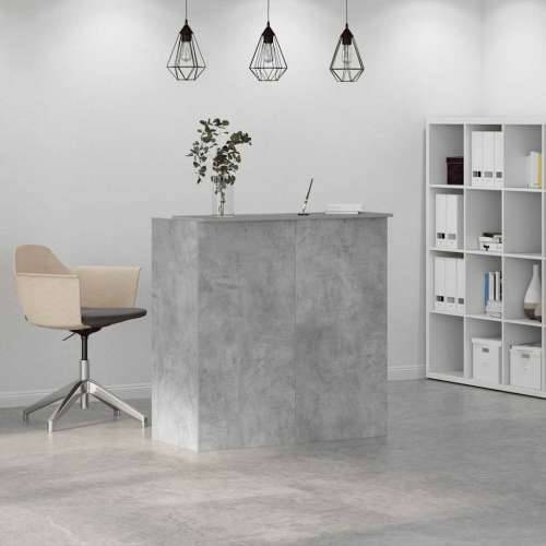 Recepcijski stol 100x50x103,5 cm konstruiranog drva - Beton siva 100 x 50 x 103.5 cm Cijena