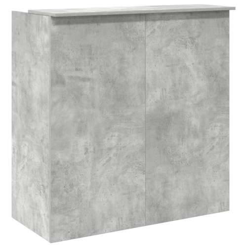 Recepcijski stol 100x50x103,5 cm konstruiranog drva - Beton siva 100 x 50 x 103.5 cm Cijena