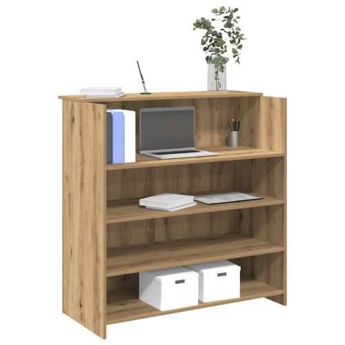 Recepcijski stol 100x50x103,5 cm od konstruiranog drva - hrast artisan 100 x 50 x 103.5 cm Cijena
