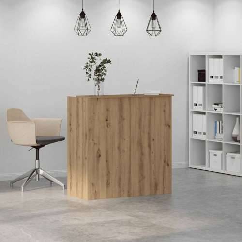 Recepcijski stol 100x50x103,5 cm od konstruiranog drva - hrast artisan 100 x 50 x 103.5 cm Cijena