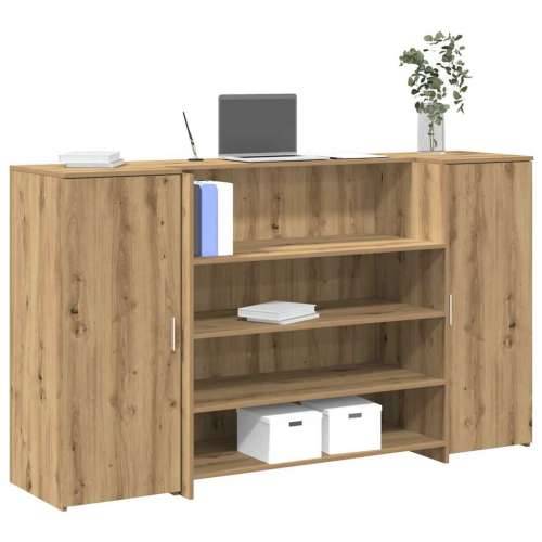 Recepcijski stol 180x50x103,5 cm od konstruiranog drva - hrast artisan 180 x 50 x 103.5 cm Cijena