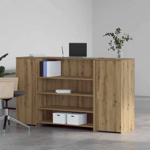 Recepcijski stol 180x50x103,5 cm od konstruiranog drva - hrast artisan 180 x 50 x 103.5 cm Cijena