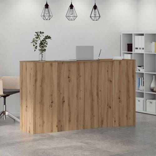 Recepcijski stol 180x50x103,5 cm od konstruiranog drva - hrast artisan 180 x 50 x 103.5 cm Cijena