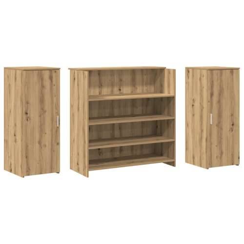 Recepcijski stol 180x50x103,5 cm od konstruiranog drva - hrast artisan 180 x 50 x 103.5 cm Cijena