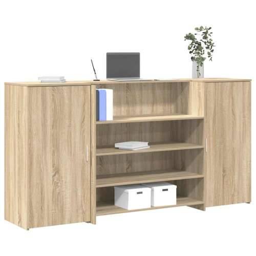 Recepcijski stol 200x50x103,5 cm od konstruiranog drva - sonoma hrast 200 x 50 x 103.5 cm Cijena